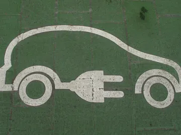 Logotipo de coche eléctrico Logotipo de coche eléctrico