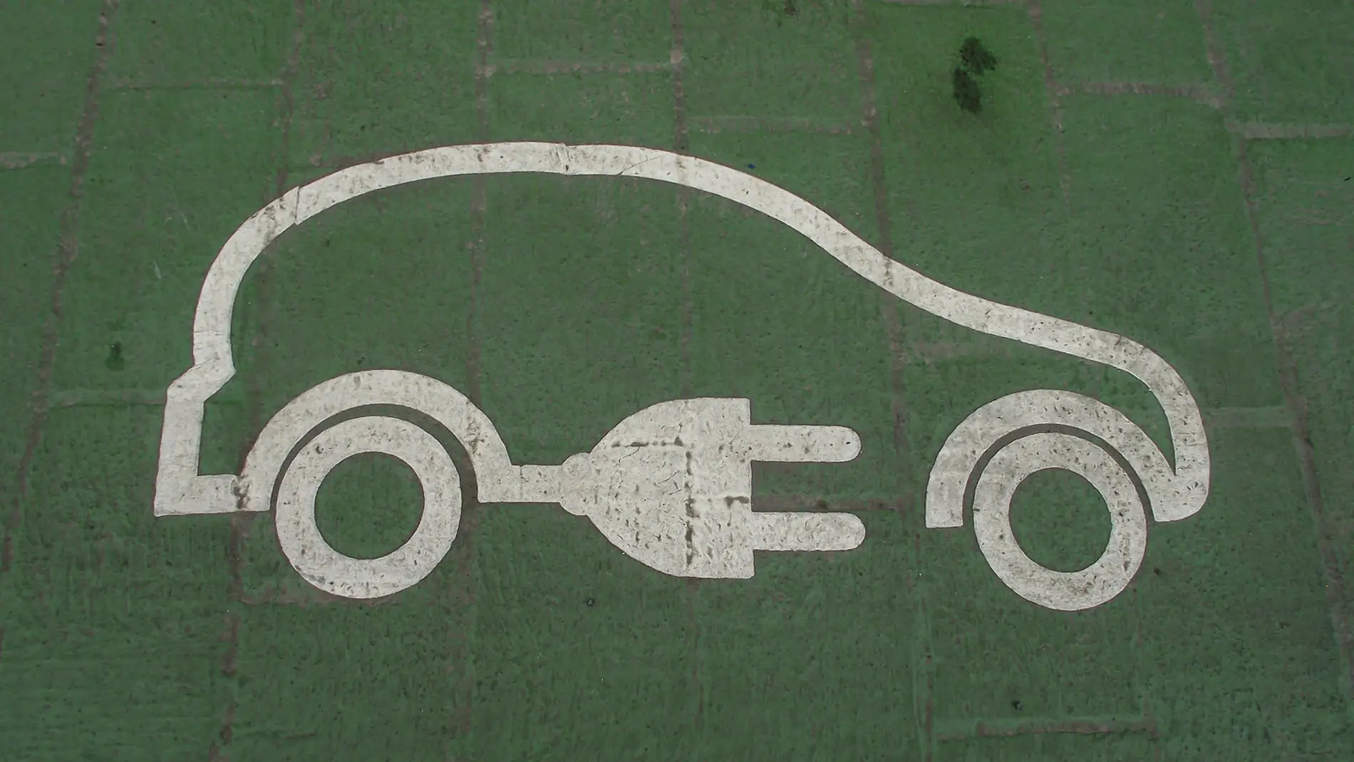 Logotipo de coche eléctrico