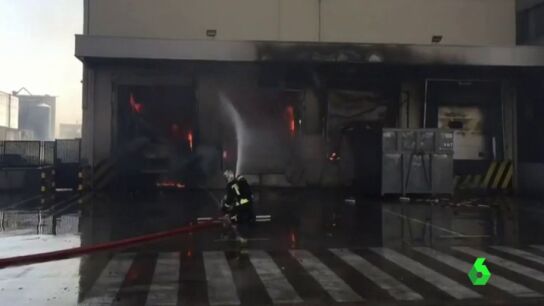 Incendio en una panificadora de Alcal&aacute; de Henares