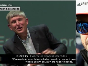 Nick Fry, exdirector general de Mercedes Nick Fry, exdirector general de Mercedes