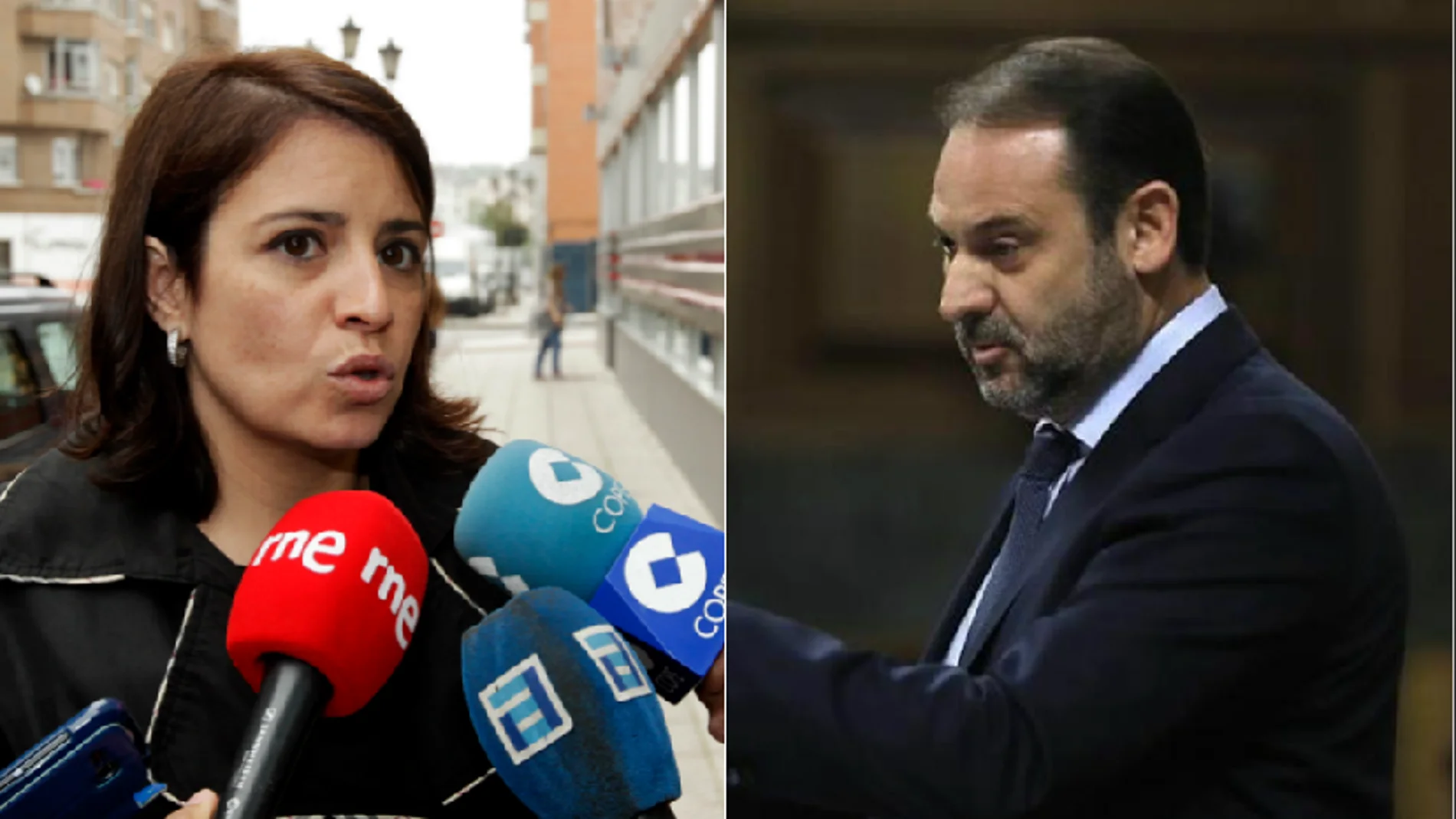 Adriana Lastra y José Luis Ábalos PSOE