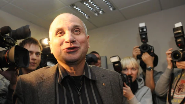 Gedvydas Vainauskas, durante un acto