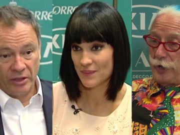 López-Alegría, Irene Villa y Patch Adams López-Alegría, Irene Villa y Patch Adams