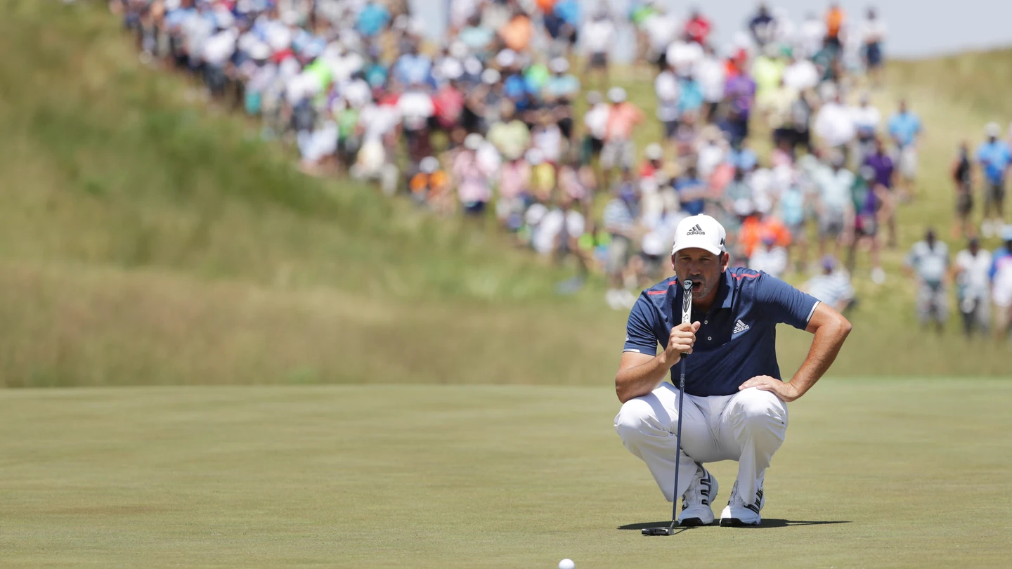 El golfista Sergio García en el US Open El golfista Sergio García en el US Open