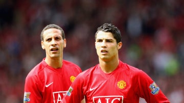 Ferdinand, con Cristiano