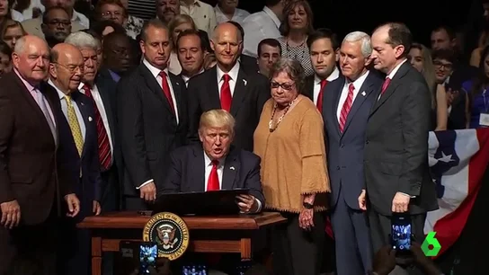El presidente de EEUU, Donald Trump El presidente de EEUU, Donald Trump