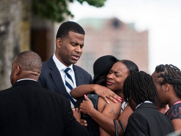 Familiares de Philando Castile en su funeral Familiares de Philando Castile en su funeral