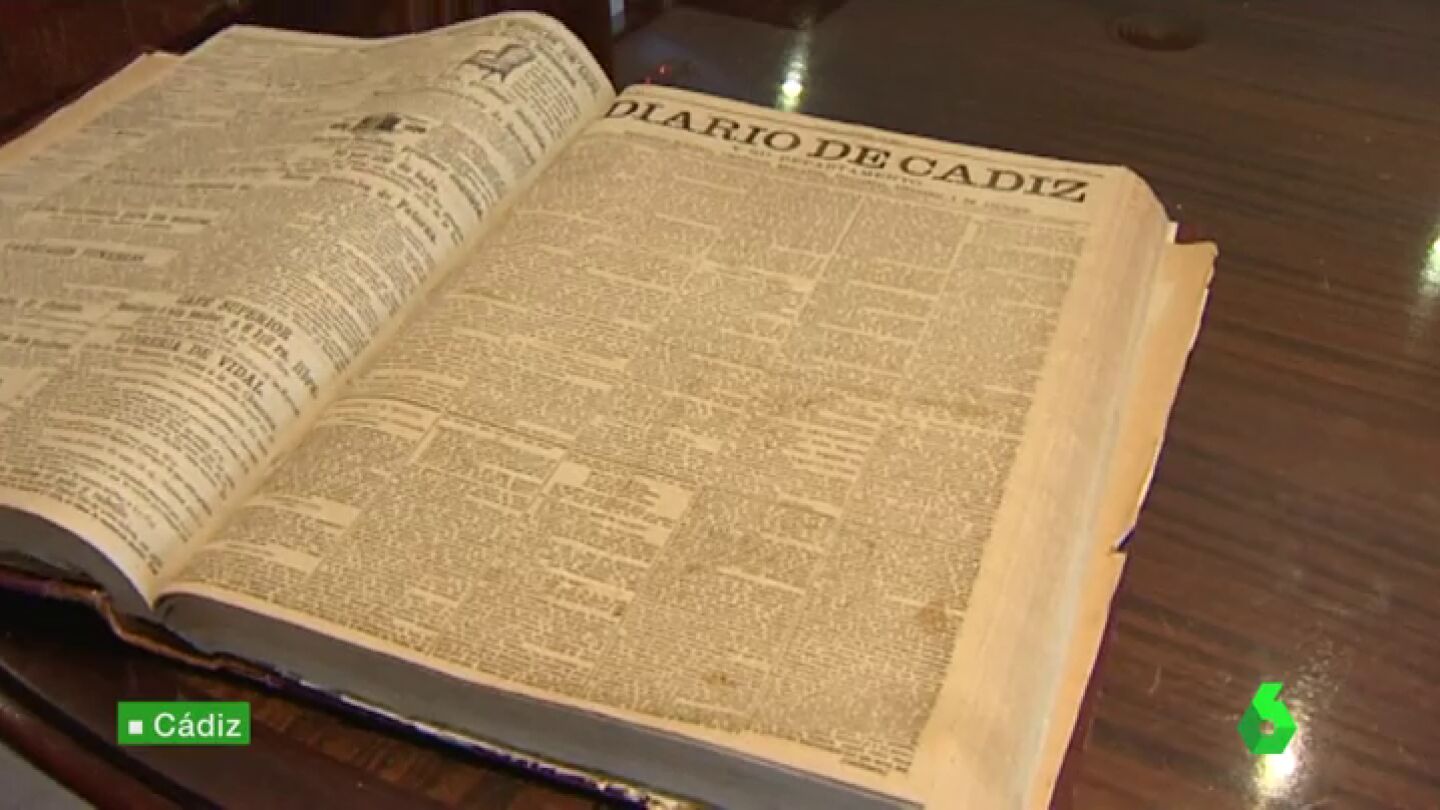 Primer n&uacute;mero del 'Diario de C&aacute;diz', publicado en 1867