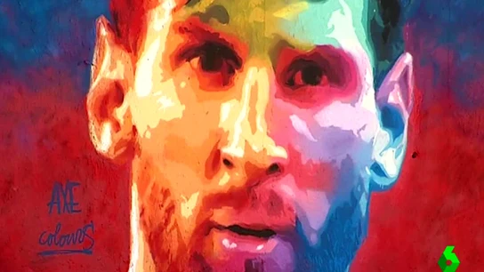 Graffiti de Lionel Messi Graffiti de Lionel Messi