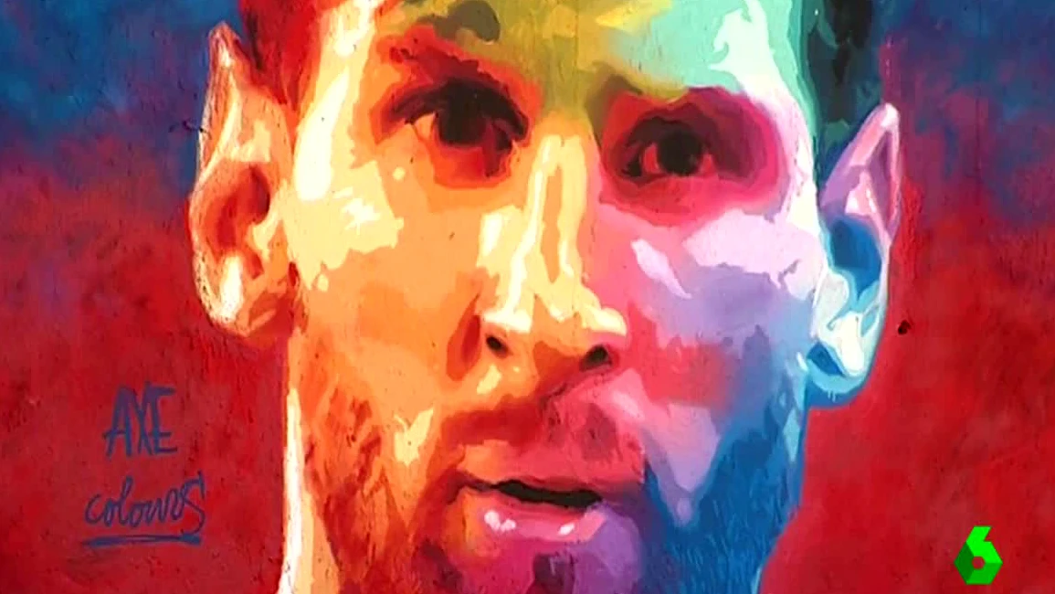 Graffiti de Lionel Messi