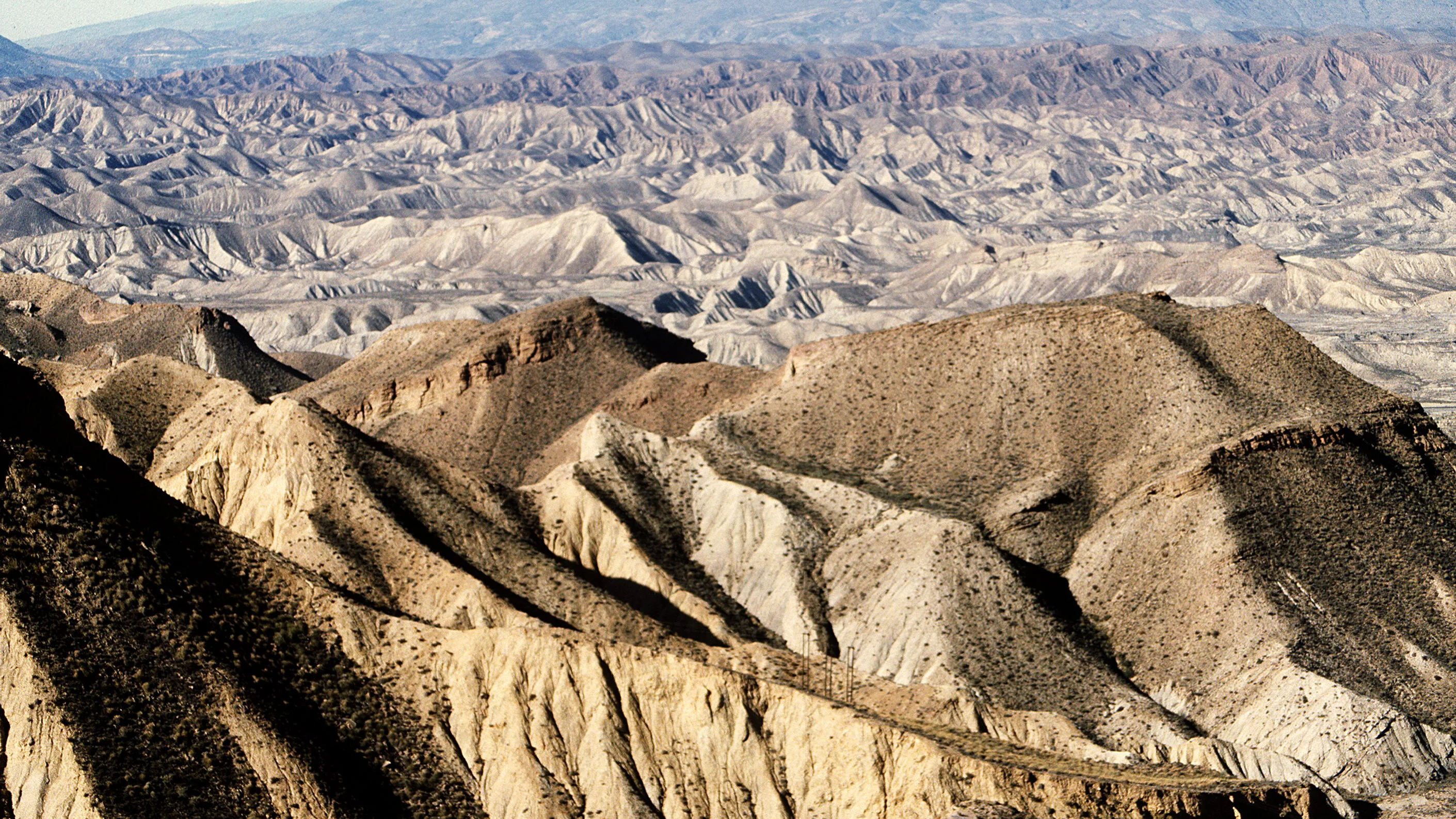 Vista general del llamado desierto de Almería