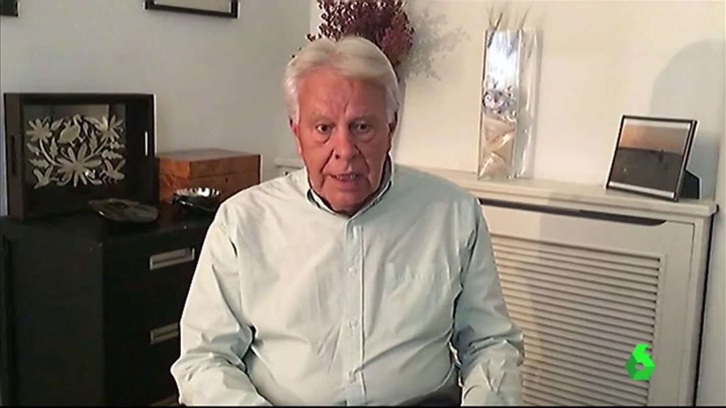 Felipe Gonz&aacute;lez, sobre Pedro S&aacute;nchez: "Que tenga una estrategia que nos devuelva el car&aacute;cter de primera fuerza pol&iacute;tica"