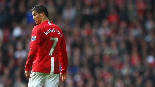 Cristiano Ronaldo, en el Manchester United Cristiano Ronaldo, en el Manchester United
