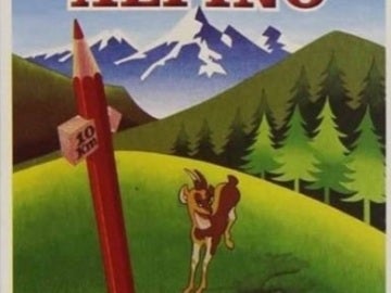 La caja de los lápices Alpino La caja de los lápices Alpino