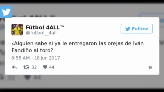Usuarios de Twitter piden que se actúe contra quienes celebran la muerte del torero Iván Fandiño en redes sociales Usuarios de Twitter piden que se actúe contra quienes celebran la muerte del torero Iván Fandiño en redes sociales
