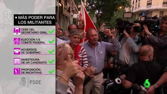 Los compromisos del PSOE tras el Congreso Federal Los compromisos del PSOE tras el Congreso Federal