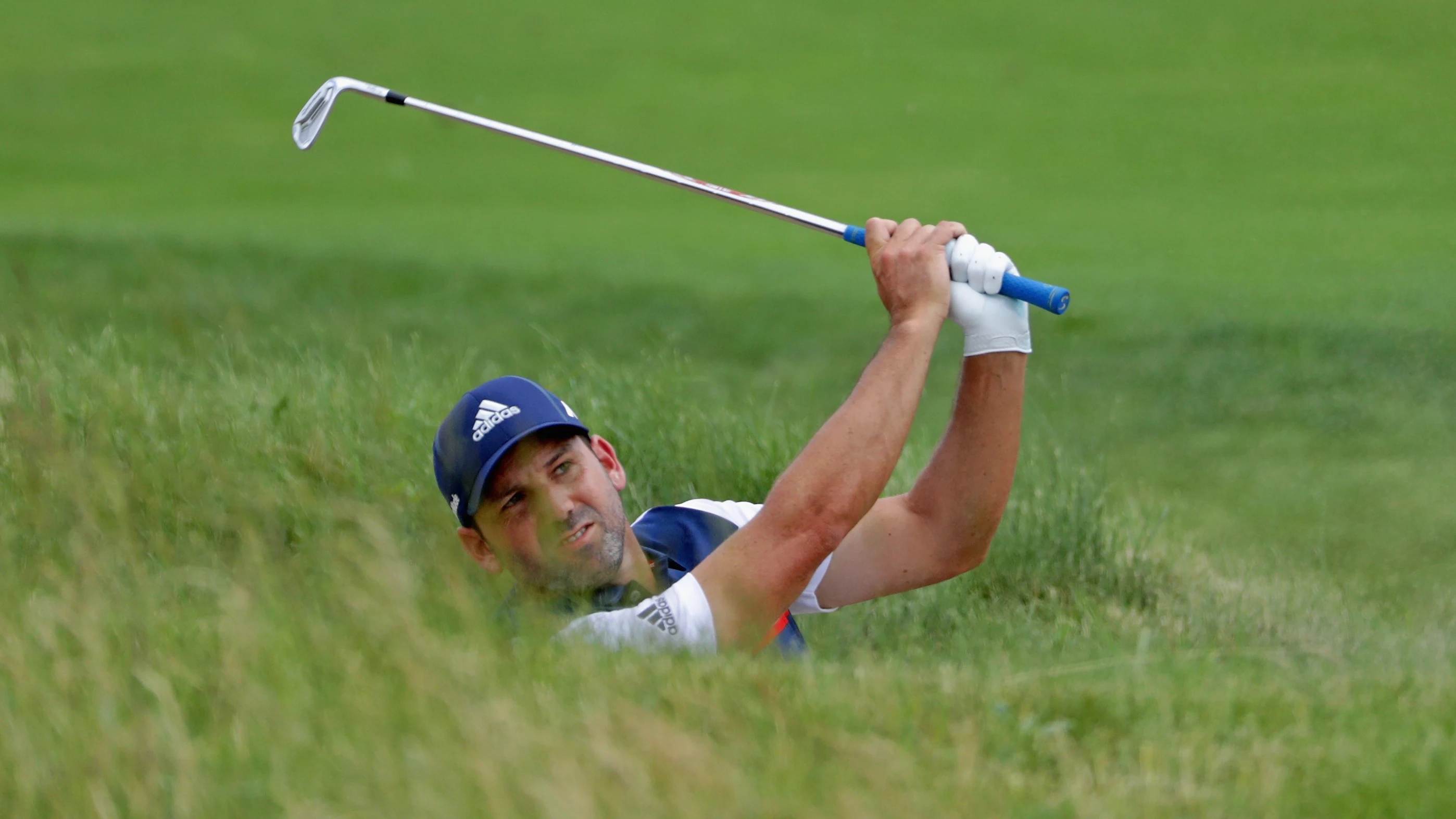 Sergio García, durante el US Open