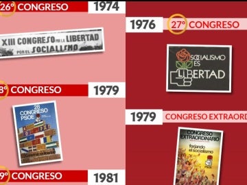 Los lemas de los Congresos del PSOE Los lemas de los Congresos del PSOE