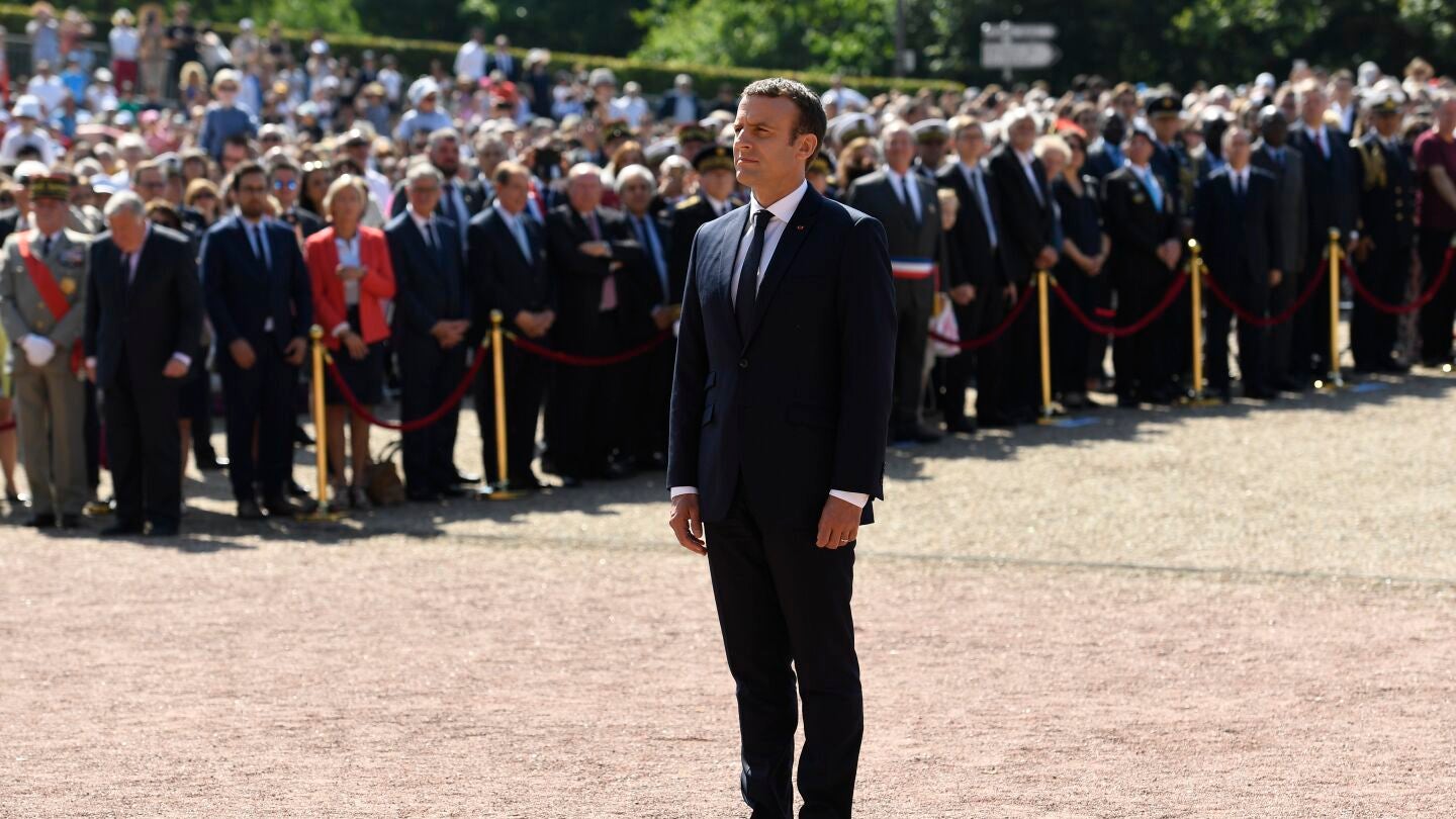 El presidente de Francia, Emmanuel Macron