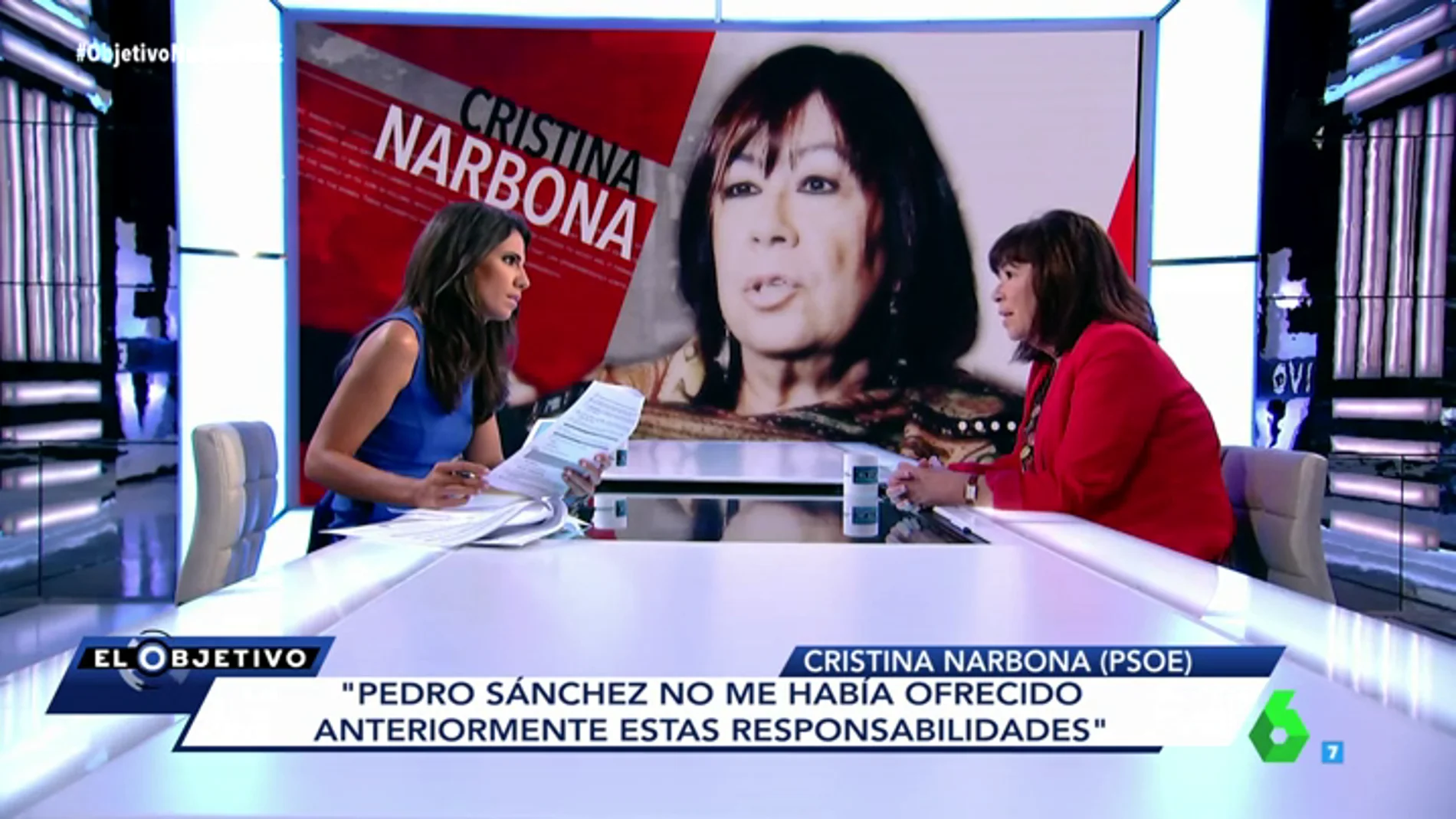 Cristina Narbona con Ana Pastor