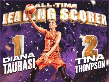 Diana Taurasi, máxima anotadora de la historia de la WNBA Diana Taurasi, máxima anotadora de la historia de la WNBA
