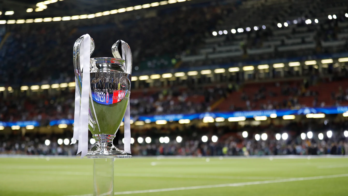 El trofeo de la Champions League, en Cardiff El trofeo de la Champions League, en Cardiff
