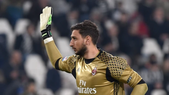 Donnarumma, en un partido con el Milan Donnarumma, en un partido con el Milan