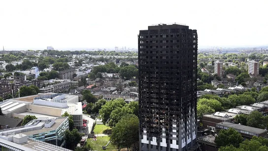 La Torre Grenfell tras ser asolada por el fuego La Torre Grenfell tras ser asolada por el fuego
