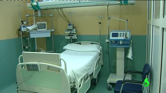 Una habitación de un hospital público de Madrid Una habitación de un hospital público de Madrid