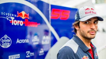 Carlos Sainz, en Azerbaiyán