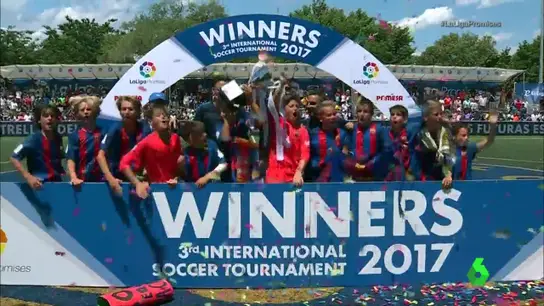 El Barcelona, campeón de LaLiga Promises El Barcelona, campeón de LaLiga Promises