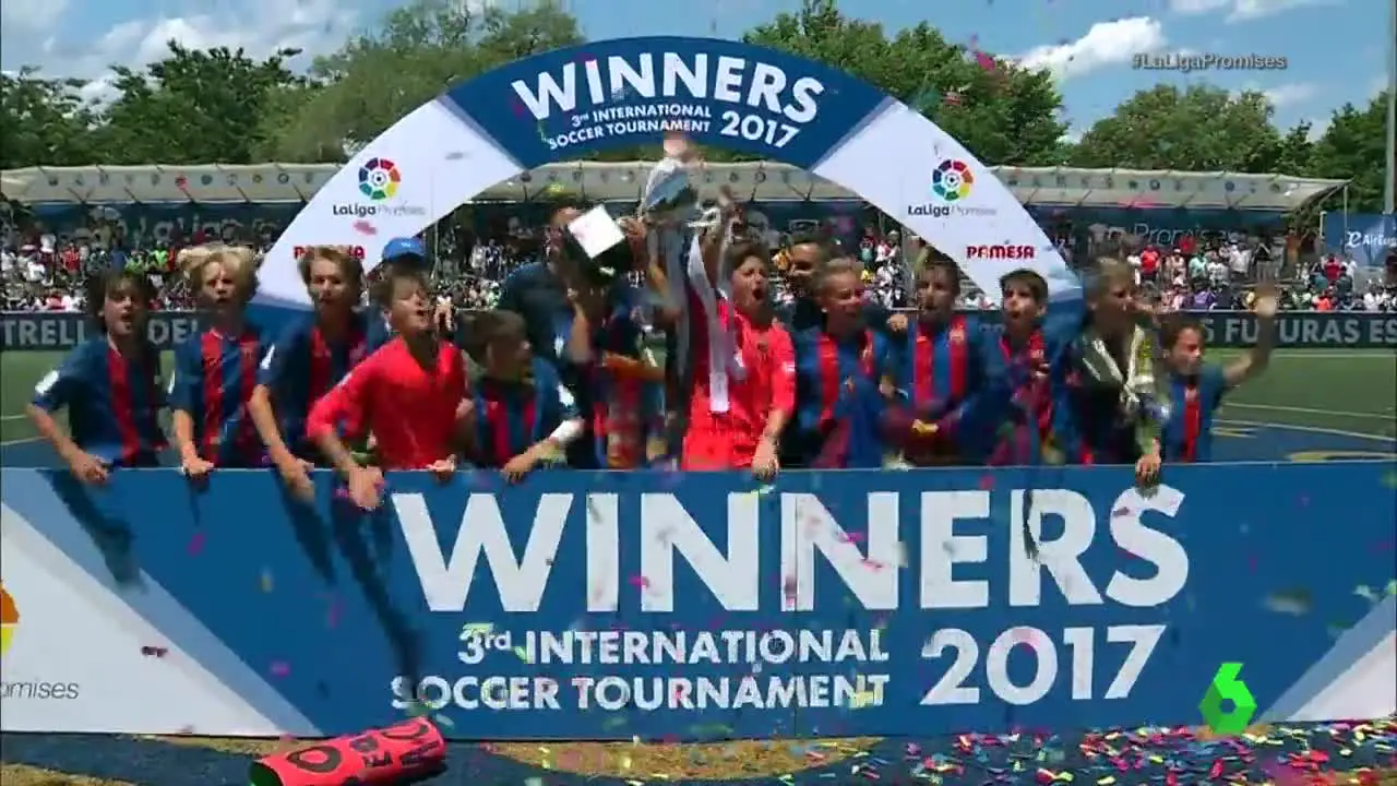 El Barcelona, campeón de LaLiga Promises