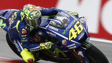 Valentino Rossi, en el circuito de Assen