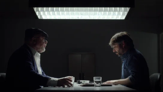 José Manuel Villarejo, con Jordi Évole José Manuel Villarejo, con Jordi Évole