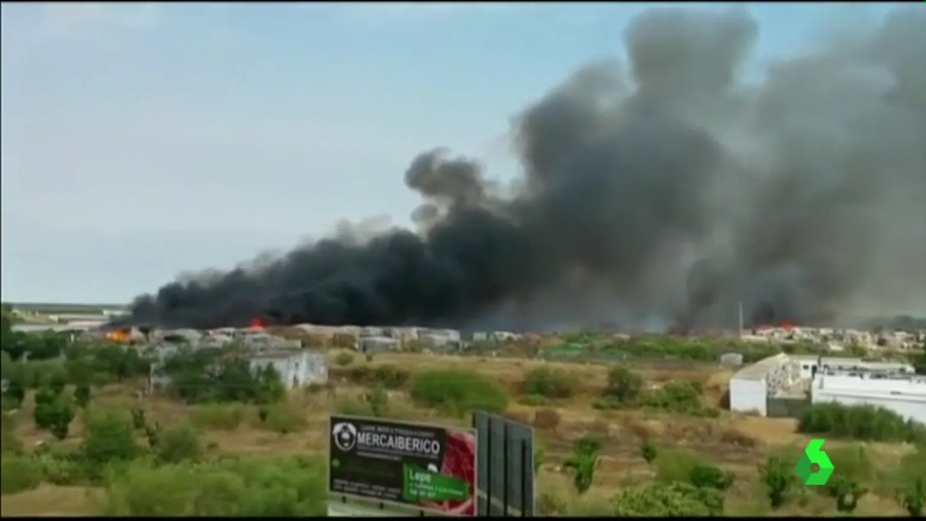 Incendio en Lepe, Huelva