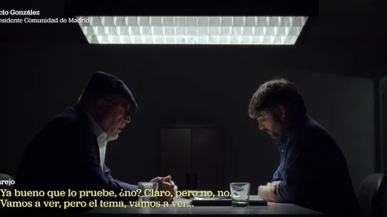 El comisario Villarejo y Jordi Évole El comisario Villarejo y Jordi Évole