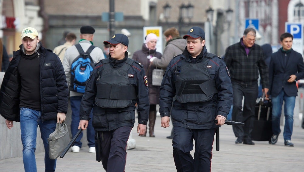 Agentes de Policía rusa