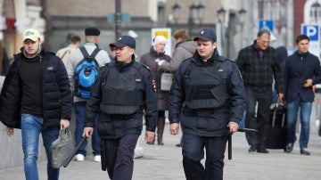 Agentes de Policía rusa