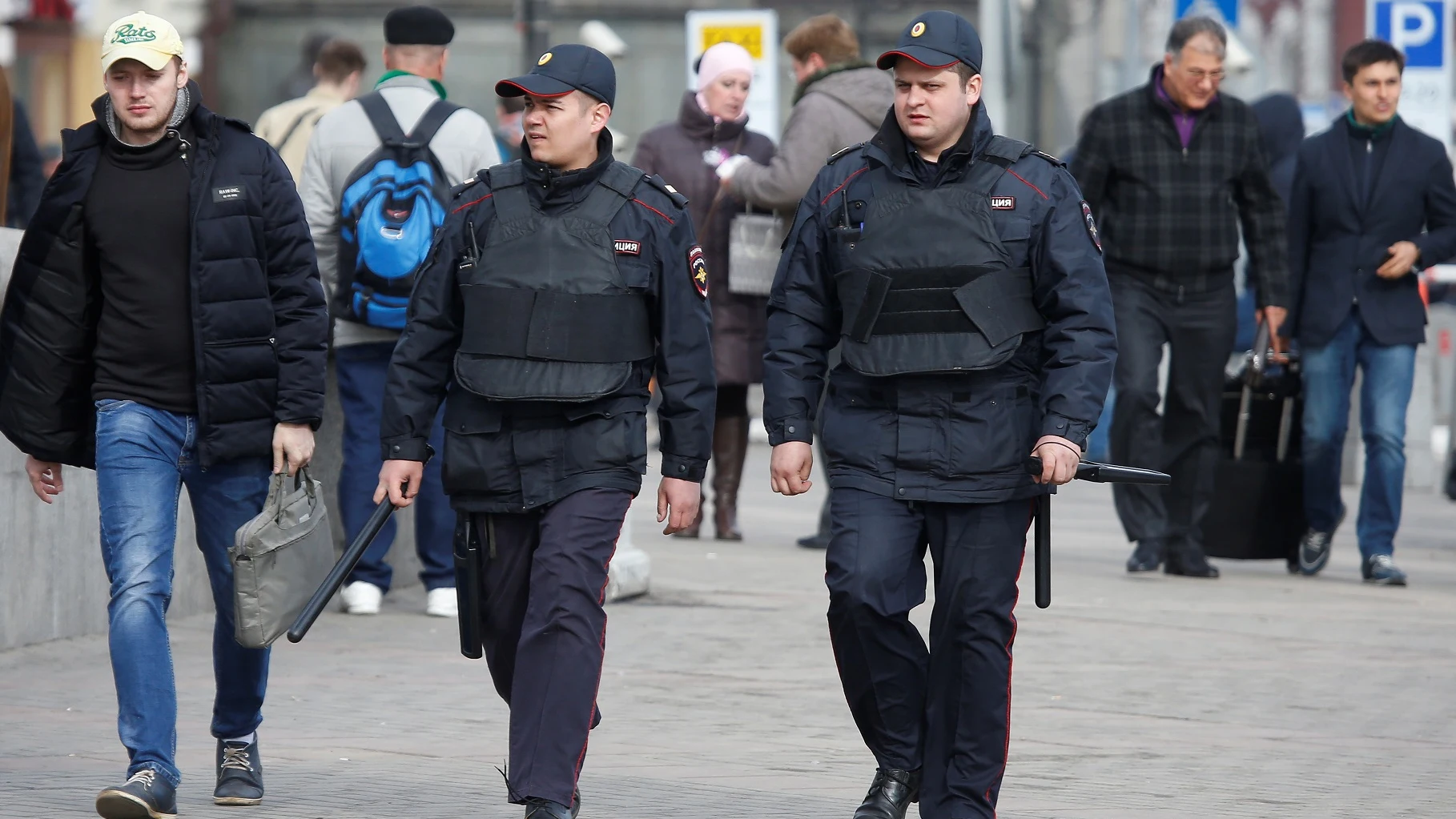 Agentes de Policía rusa