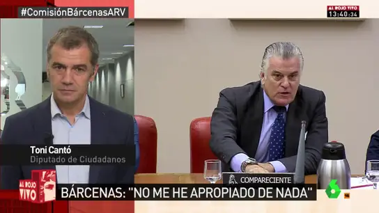 Toni Cantó responde a Luis Bárcenas en ARV Toni Cantó responde a Luis Bárcenas en ARV