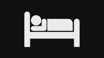 Icono de una persona durmiendo