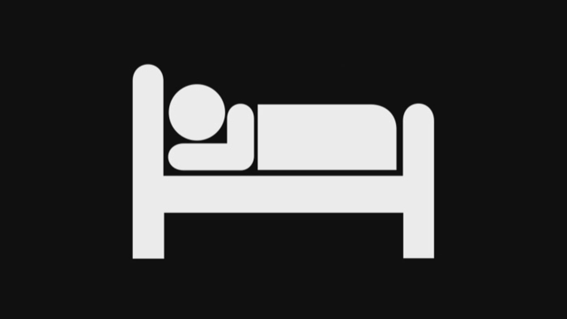 Icono de una persona durmiendo