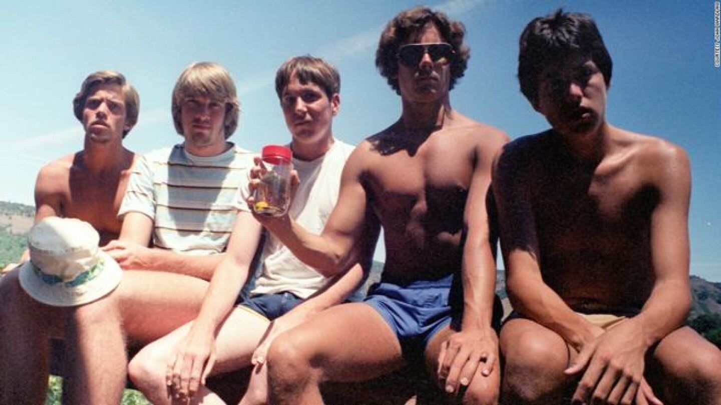 La imagen del grupo de amigos de California en 1982 que dio origen al reto