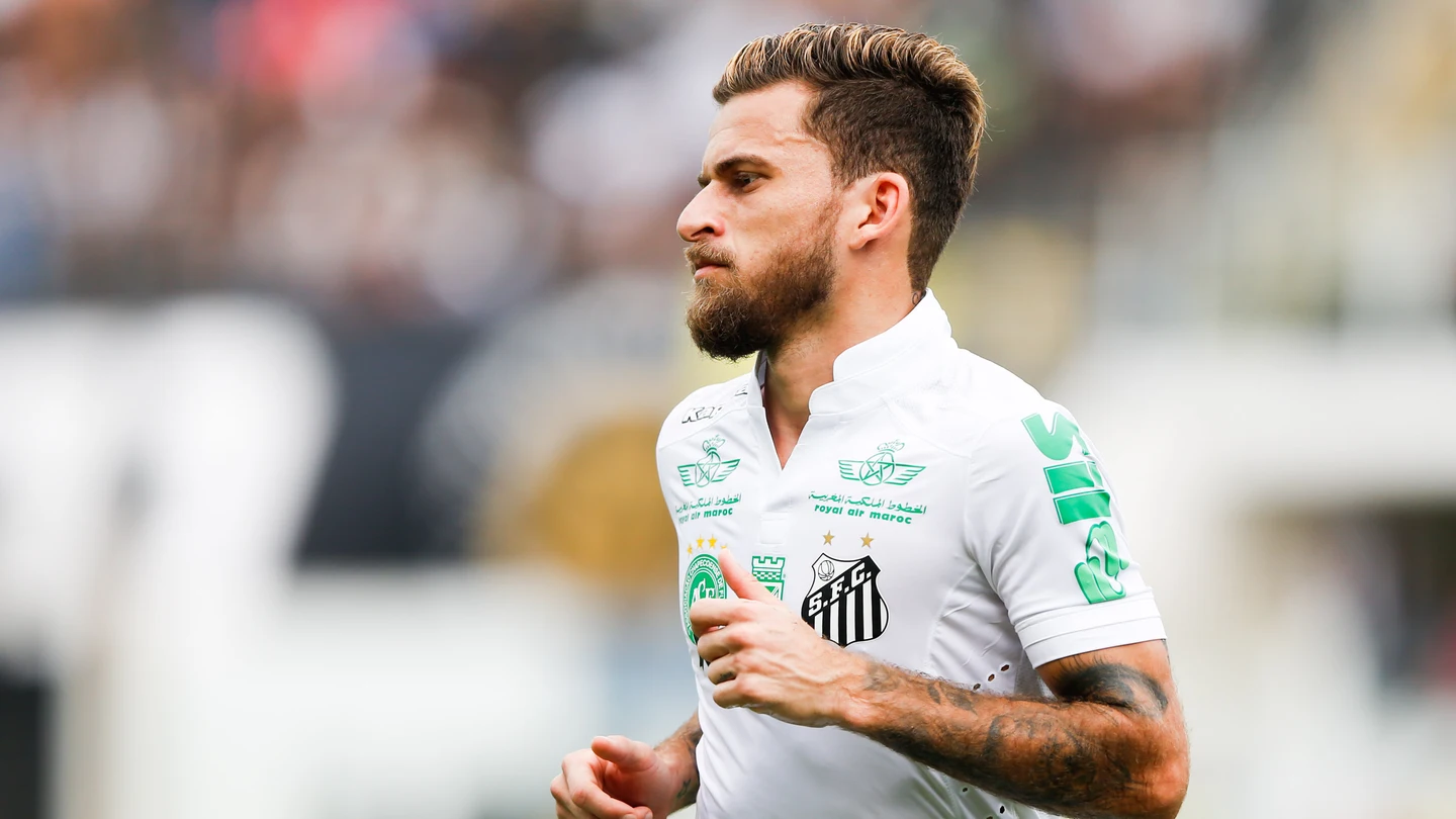 Lucas Lima, en un partido con el Santos Lucas Lima, en un partido con el Santos