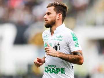 Lucas Lima, en un partido con el Santos Lucas Lima, en un partido con el Santos