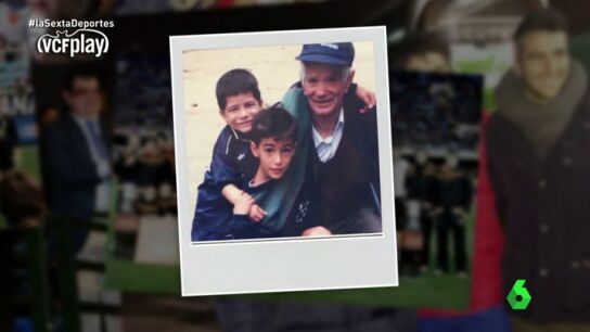 CarlosSoler junto a su abuelo 