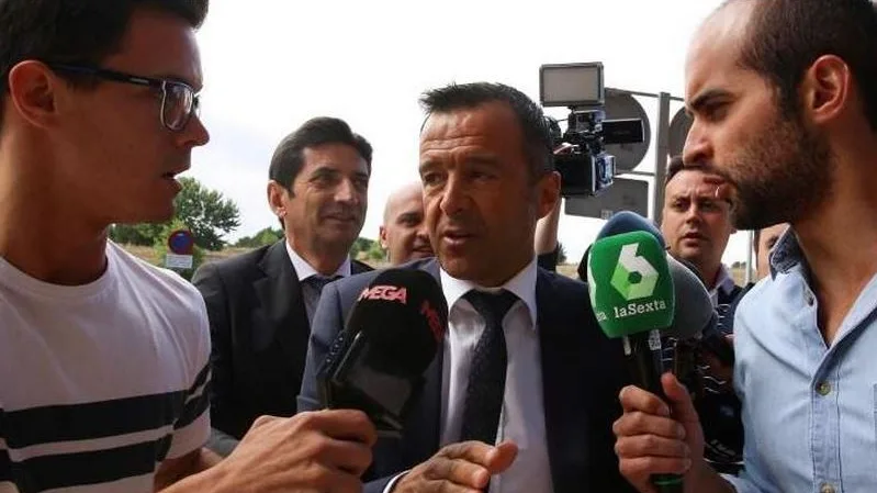 Jorge Mendes, a su llegada al juzgado Jorge Mendes, a su llegada al juzgado