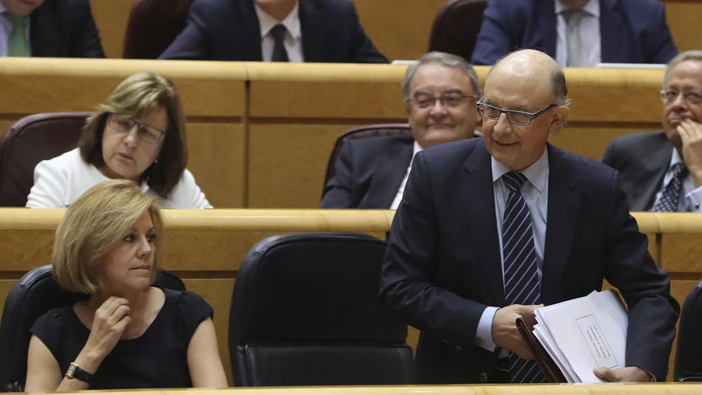 Cristóbal Montoro en el Senado