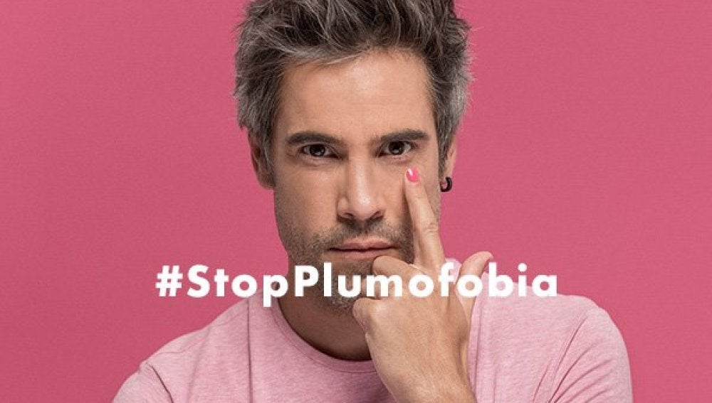 Unax Ugalde en la campaña #StopPlumofobia