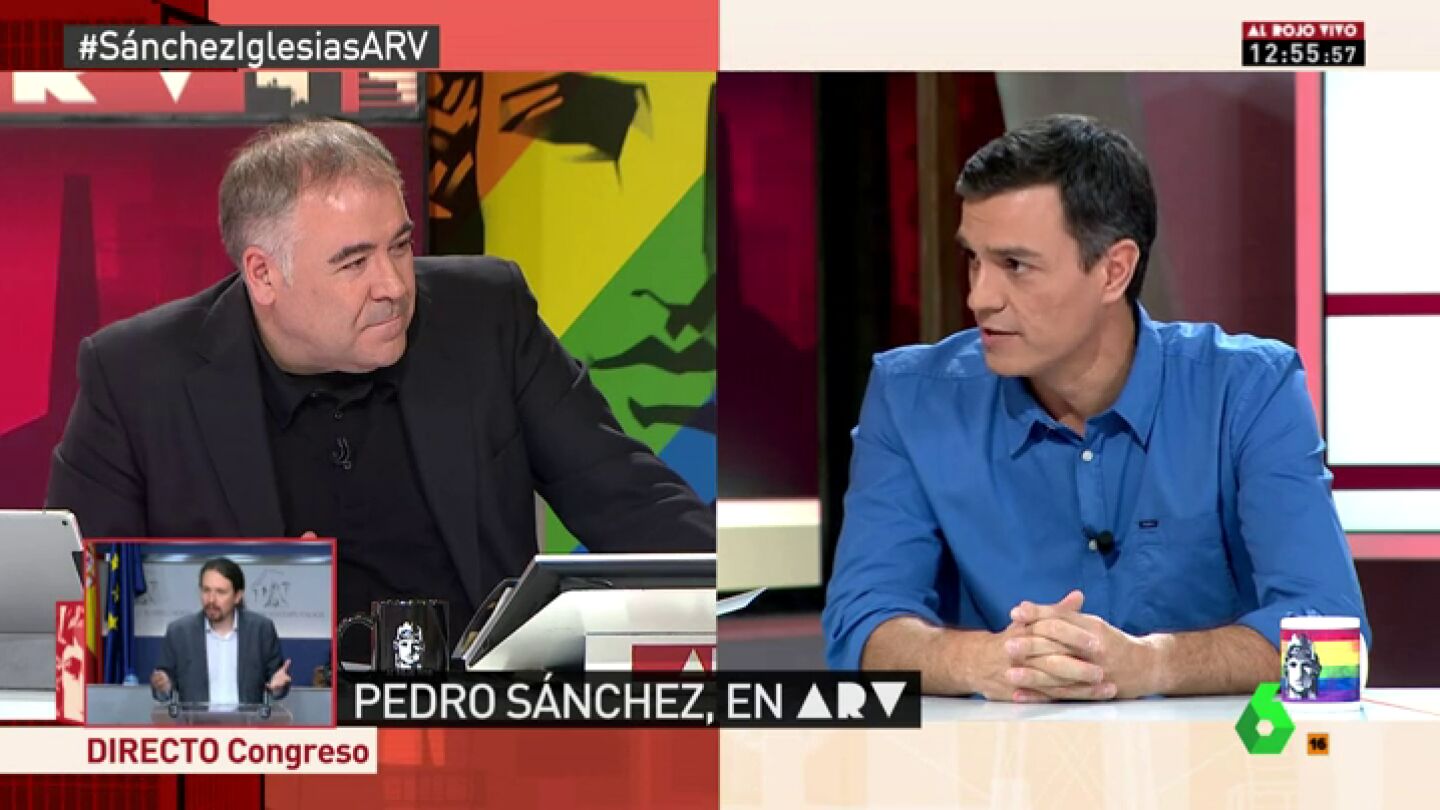 Pedro S&aacute;nchez en Al Rojo Vivo